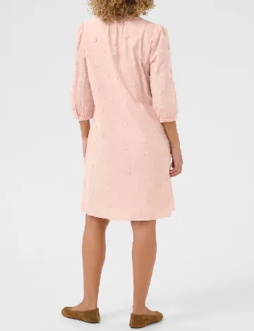 Rochie scurta Cream, roz