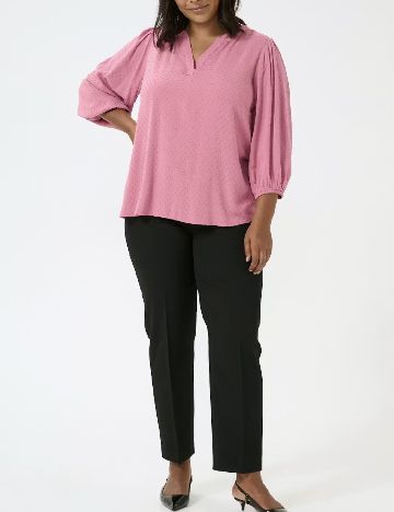Bluza Kaffe Curve, roz