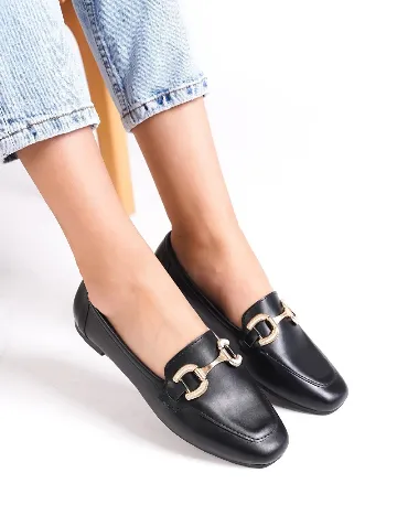 Mocasini Capone Outfitters, negru