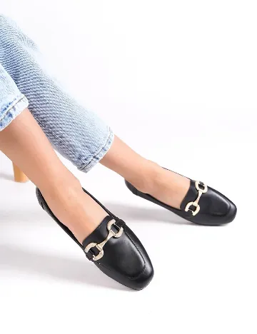 Mocasini Capone Outfitters, negru
