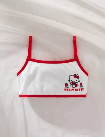 Bustiera Shein Kids, alb