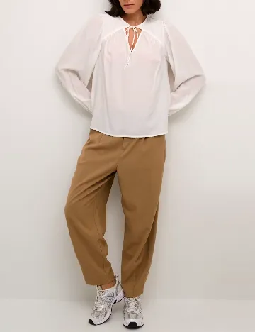 Bluza Kaffe, alb