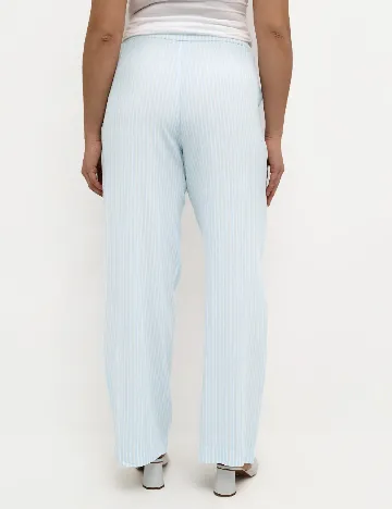 Pantaloni Kaffe, albastru