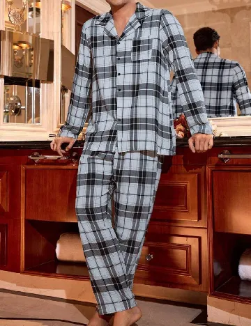 Pijama SHEIN, albastru