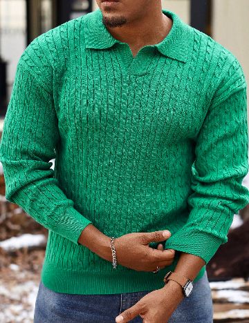 Pulover SHEIN, verde