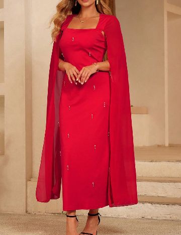 Rochie lunga SHEIN CURVE, rosu