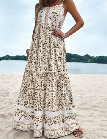 Rochie lunga SHEIN, alb