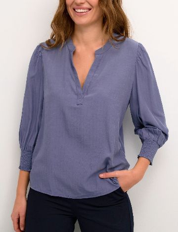 Bluza Kaffe, albastru