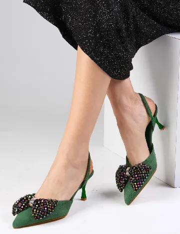 Pantofi Mio Gusto, verde