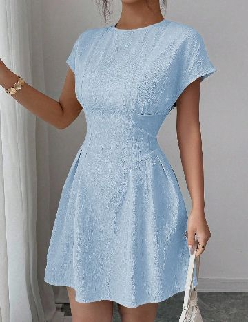 Rochie scurta SHEIN, albastru