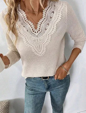 Bluza SHEIN, ecru