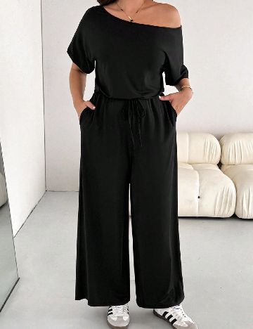 Salopeta SHEIN CURVE, negru
