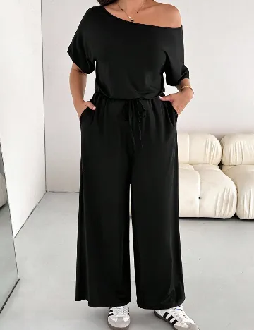 Salopeta SHEIN CURVE, negru
