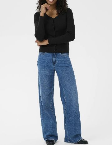 Cardigan Kaffe, negru