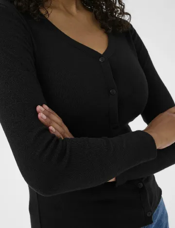 Cardigan Kaffe, negru