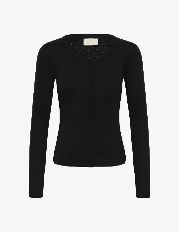 Cardigan Kaffe, negru