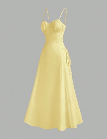Rochie medie SHEIN, galben