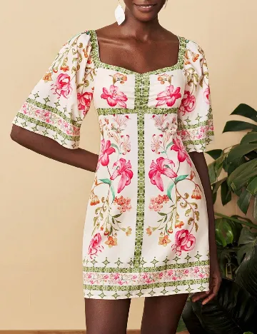 Rochie scurta SHEIN, floral print