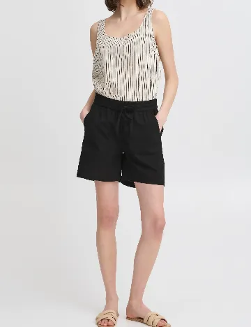 Pantaloni scurti Fransa, negru