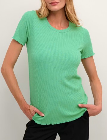 Tricou Kaffe, verde