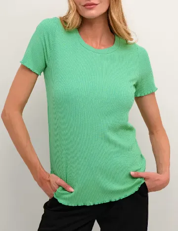 Tricou Kaffe, verde