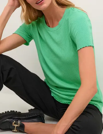 Tricou Kaffe, verde