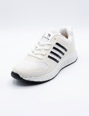 Adidasi Tonny Black, alb