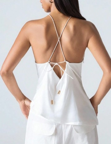 Top SHEIN, alb