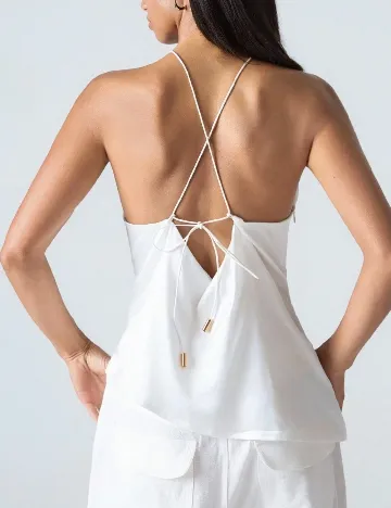 Top SHEIN, alb