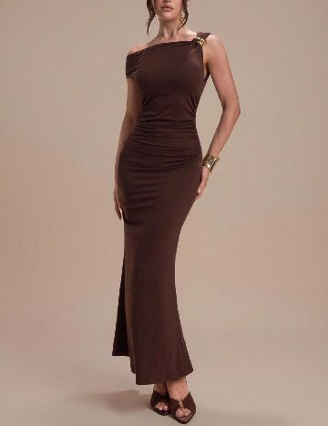 Rochie lunga SHEIN, maro