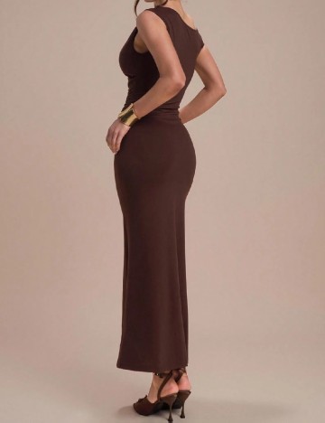 Rochie lunga SHEIN, maro
