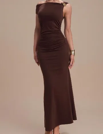 Rochie lunga SHEIN, maro