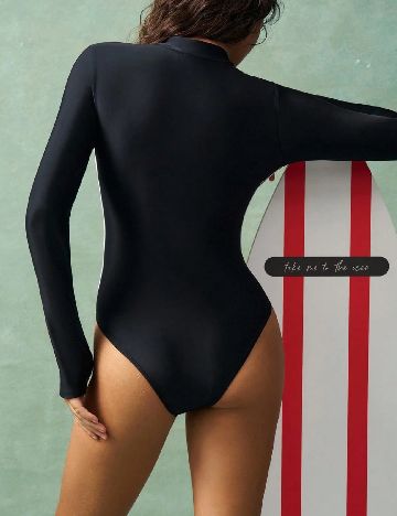 Costum de baie SHEIN, negru
