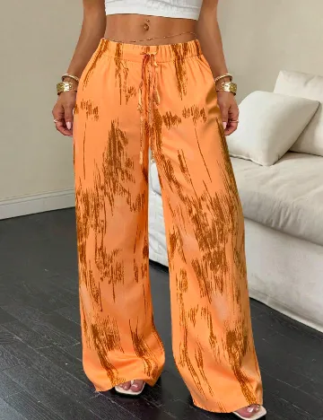 Pantaloni SHEIN CURVE, portocaliu