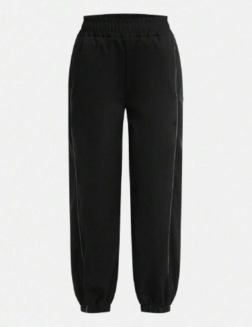 Pantaloni Shein Kids, negru