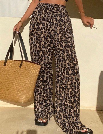 Pantaloni Dazy, animal print