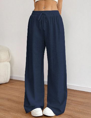 Pantaloni SHEIN, bleumarin