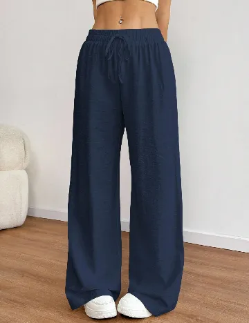 Pantaloni SHEIN, bleumarin