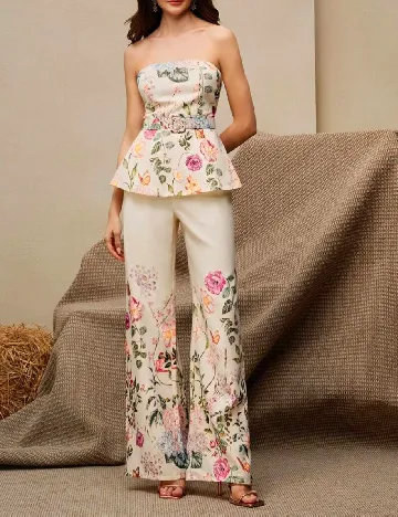 Compleu Anewsta, floral print