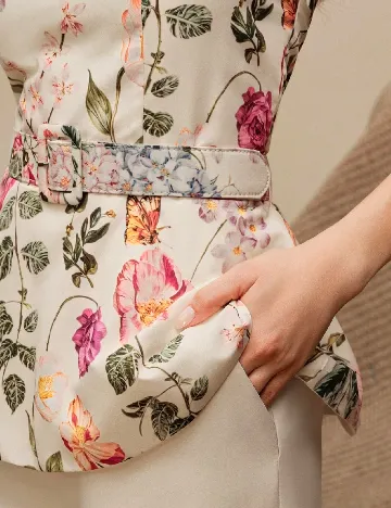 Compleu Anewsta, floral print