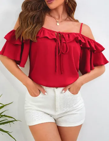 Bluza SHEIN, rosu