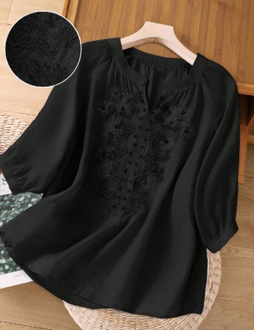 Bluza SHEIN CURVE, negru