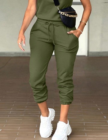 Pantaloni SHEIN, verde