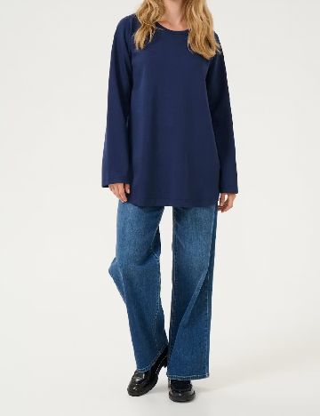 Bluza Kaffe, bleumarin