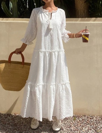 Rochie lunga SHEIN, alb