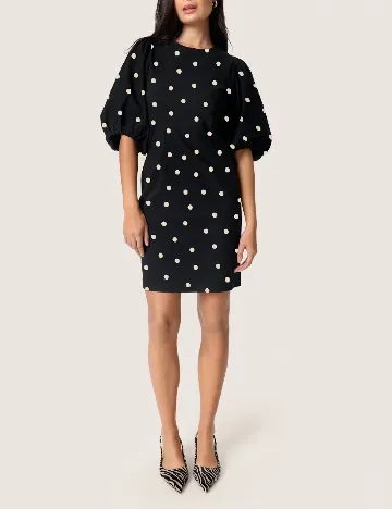 Rochie scurta Soaked In Luxury, negru