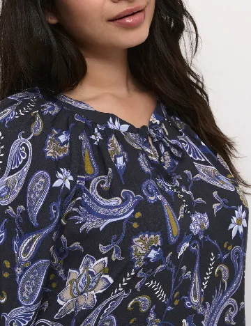 Bluza Kaffe Curve, bleumarin