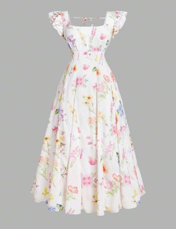 Rochie lunga SHEIN CURVE, floral