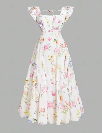 Rochie lunga SHEIN CURVE, floral