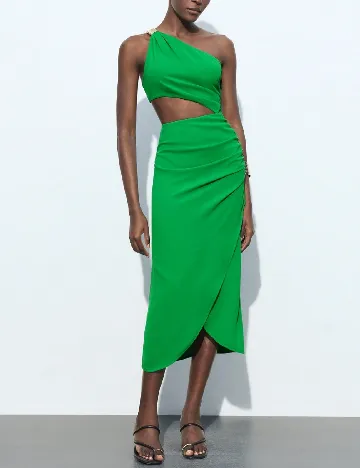 Rochie medie SHEIN, verde